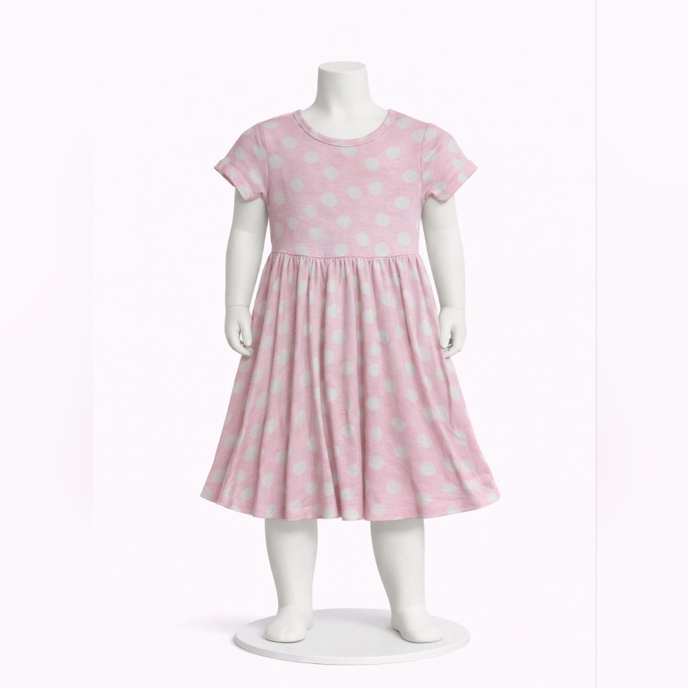 Posh Peanut Pink and White Polka Dot Dress